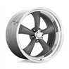 American Racing | VN215 CLASSIC TORQ THRUST II 17x8.0 ET-11 - MAG GRAY W/ MACHINED LIP