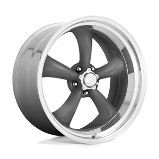 American Racing | VN215 CLASSIC TORQ THRUST II 17x9.5 ET8 - MAG GRAY W/ MACHINED LIP