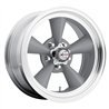 American Racing | VN309 TT O 15x7.0 ET-6 - VINTAGE SILVER W/ MACHINED LIP