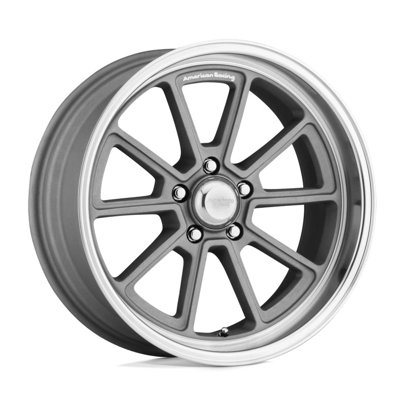 American Racing | VN510 DRAFT 18x8.0 ET0 - VINTAGE SILVER W/ DIAMOND CUT LIP