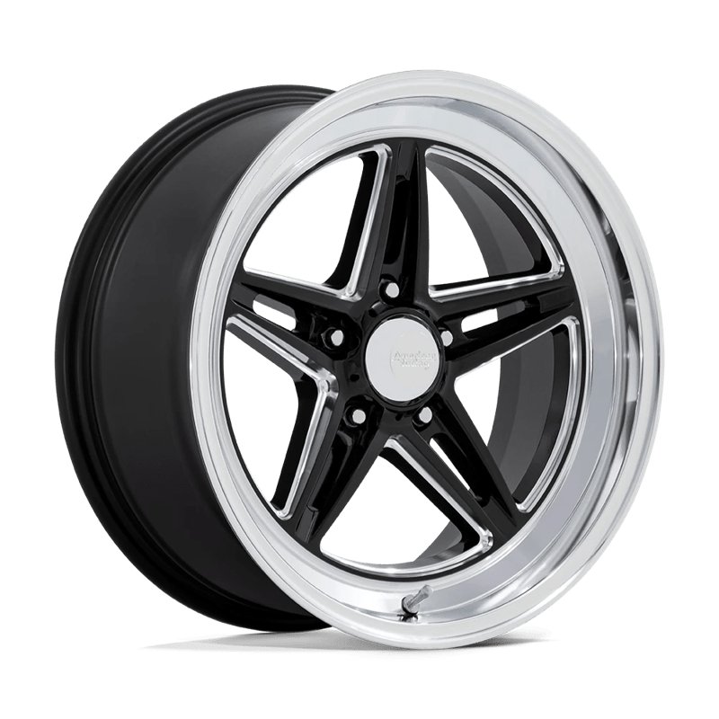 American Racing | VN514 GROOVE 18x10.0 ET12 - GLOSS BLACK W/ DIAMOND CUT LIP