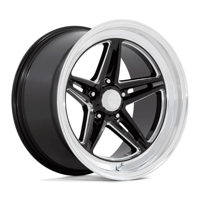 American Racing | VN514 GROOVE 18x8.0 ET0 - GLOSS BLACK W/ DIAMOND CUT LIP
