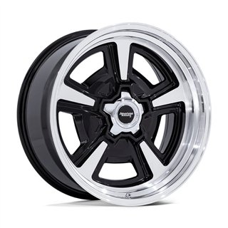 American Racing | VN517 MARAUDER 22x10.0 ET6 - GLOSS BLACK MACHINED W/ DIAMOND CUT LIP