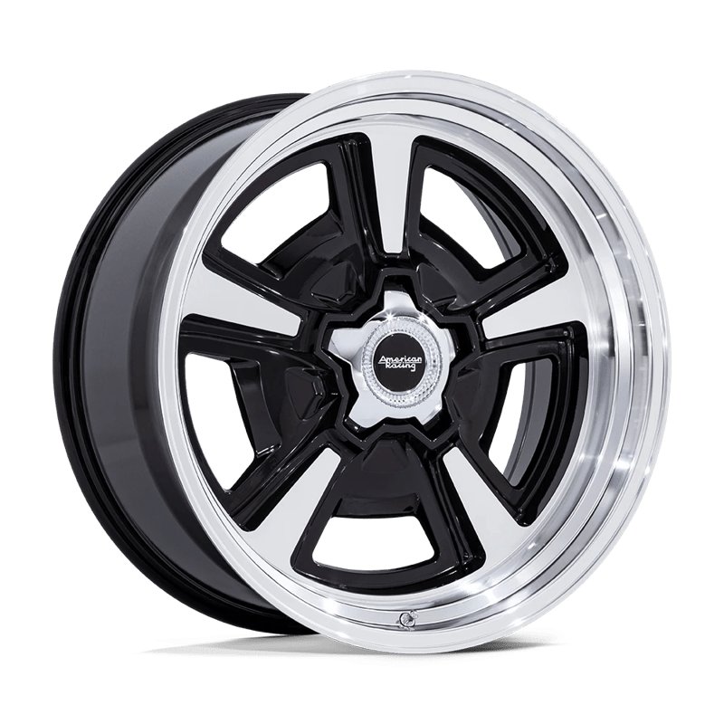 American Racing | VN517 MARAUDER 22x9.0 ET6 - GLOSS BLACK MACHINED W/ DIAMOND CUT LIP