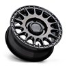 Black Rhino Hard Alloys | SANDSTORM UTV 15x7.0 ET36 - SEMI GLOSS BLACK W/ MACHINED TINT