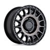 Black Rhino Hard Alloys | SANDSTORM UTV 15x7.0 ET51 - SEMI GLOSS BLACK W/ MACHINED TINT