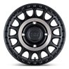 Black Rhino Hard Alloys | SANDSTORM UTV 15x7.0 ET51 - SEMI GLOSS BLACK W/ MACHINED TINT