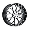 Petrol | P2B 16x7.0 ET40 - GLOSS BLACK W/ MACHINED FACE
