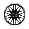 Petrol | P4C 16x7.0 ET40 - GLOSS BLACK W/ MACHINED CUT LIP