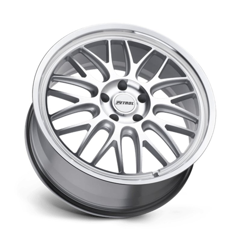 Petrol | P4C 16x7.0 ET40 - SILVER W/ MACHINED FACE & LIP