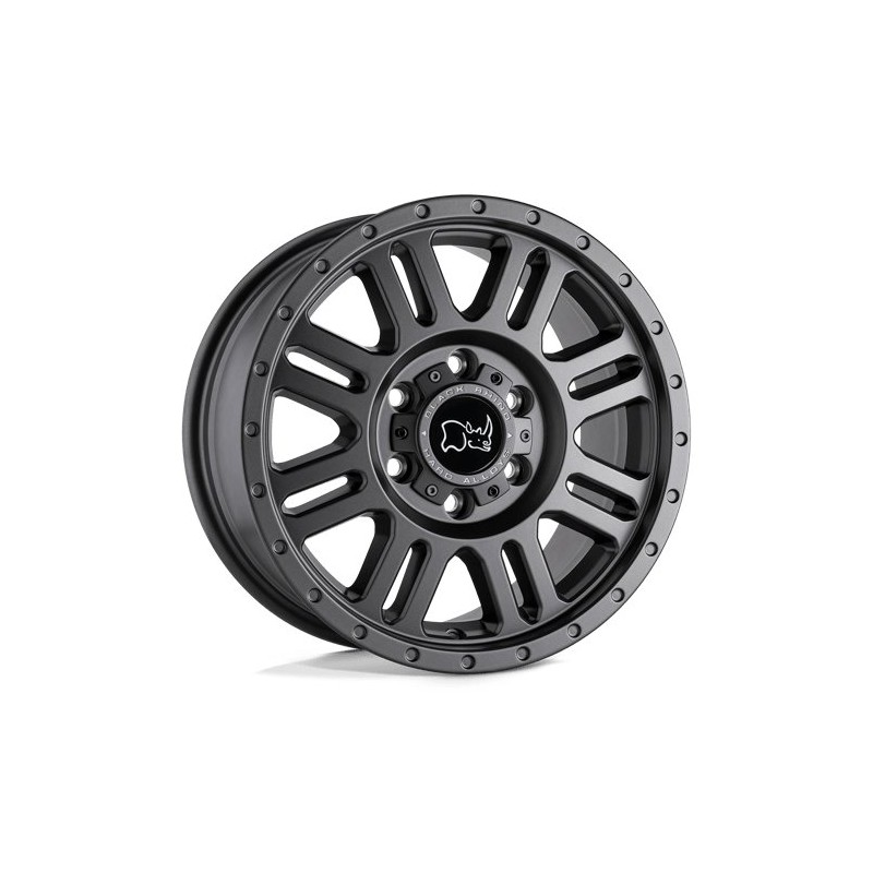 Black Rhino Hard Alloys | YELLOWSTONE 16x8.0 ET45 - MATTE GUNMETAL