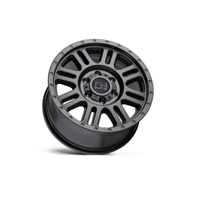 Black Rhino Hard Alloys | YELLOWSTONE 16x8.0 ET45 - MATTE GUNMETAL