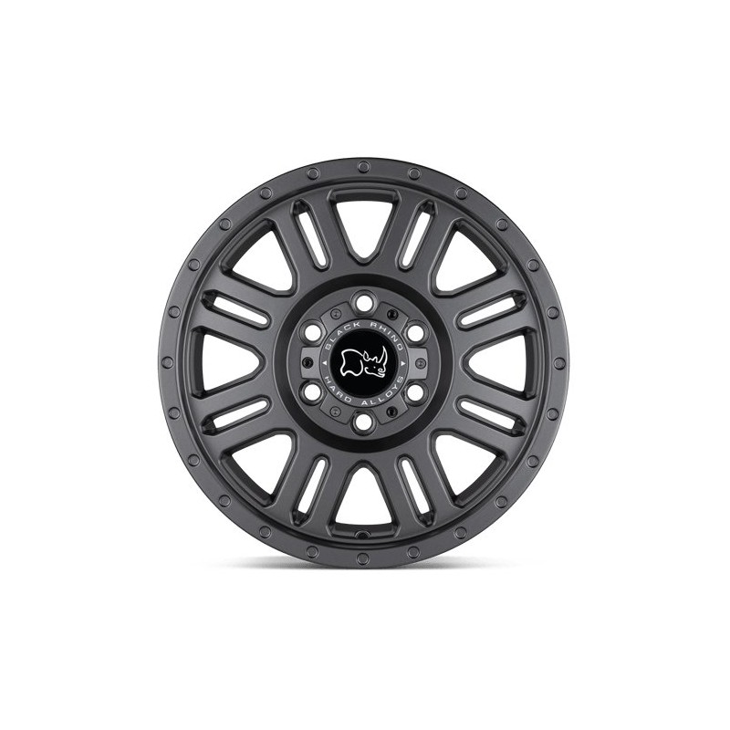 Black Rhino Hard Alloys | YELLOWSTONE 16x8.0 ET45 - MATTE GUNMETAL