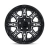 Level 8 | SLINGSHOT 16x8.5 ET10 - GLOSS BLACK W/ MACHINED FACE