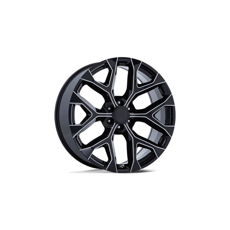 Performance Replicas | PR177 22x9.0 ET24 - GLOSS BLACK MILLED