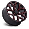 Performance Replicas | PR177 20x9.0 ET24 - GLOSS BLACK RED MILLED