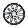 Petrol | P1C 17x8.0 ET40 - GLOSS BLACK W/ MACHINED FACE