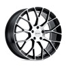 Petrol | P2B 17x8.0 ET35 - GLOSS BLACK W/ MACHINED FACE