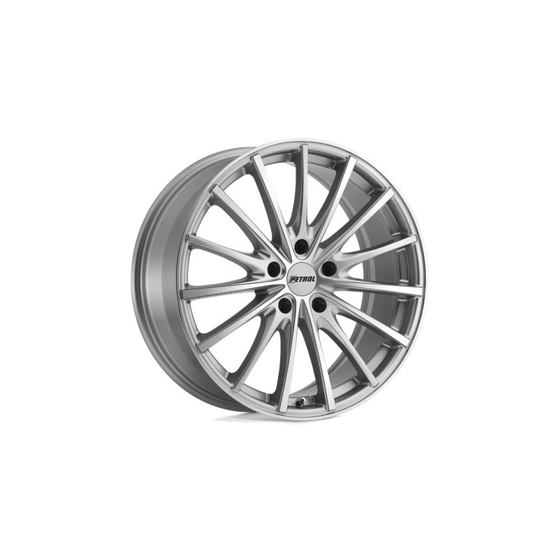 Petrol | P3A 17x8.0 ET40 - SILVER W/ MACHINED CUT FACE