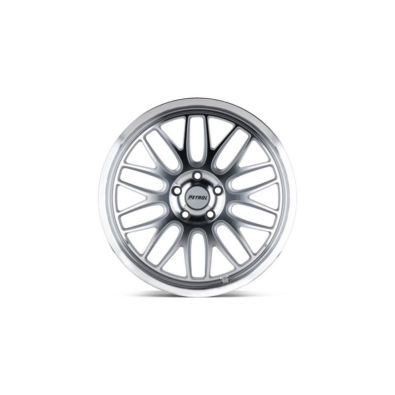 Petrol | P4C 17x8.0 ET40 - SILVER W/ MACHINED FACE & LIP