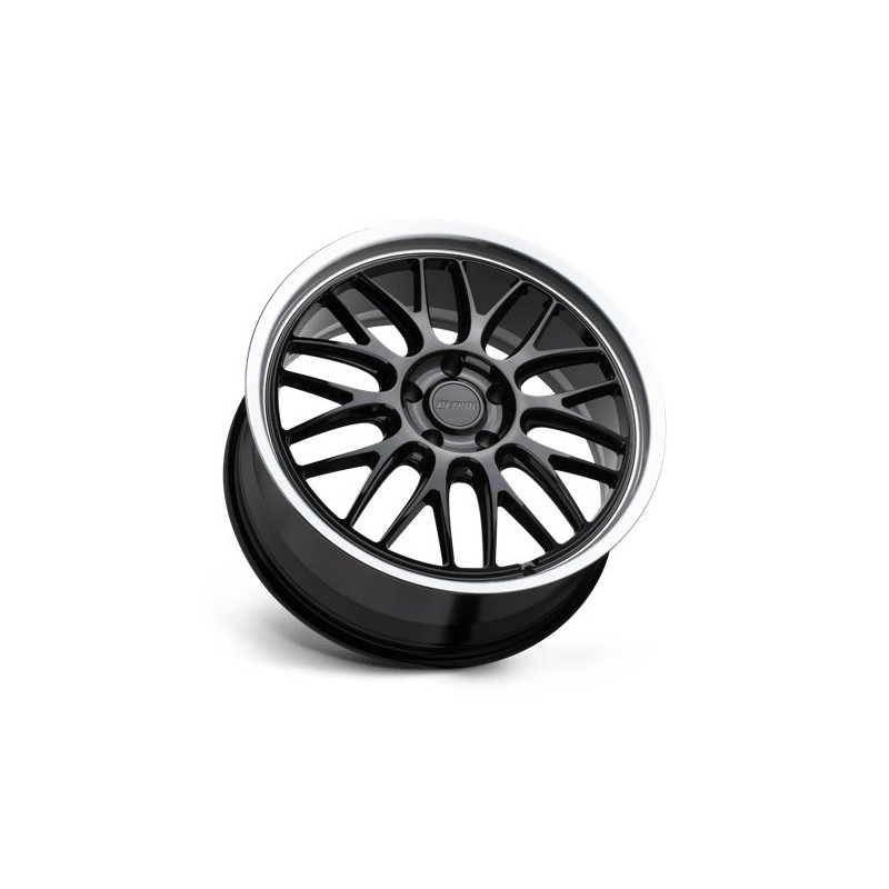 Petrol | P4C 17x8.0 ET40 - GLOSS BLACK W/ MACHINED CUT LIP