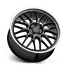 Petrol | P4C 17x8.0 ET40 - GLOSS BLACK W/ MACHINED CUT LIP