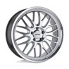 Petrol | P4C 17x8.0 ET40 - SILVER W/ MACHINED FACE & LIP