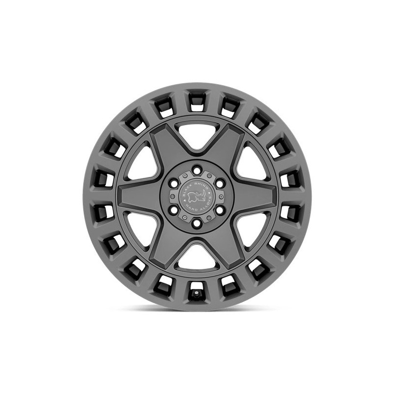 Black Rhino Hard Alloys | YORK 17x8.0 ET52 - MATTE GUNMETAL