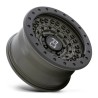Black Rhino Hard Alloys | BARRICADE 17x8.5 ET-18 - OLIVE DRAB GREEN W/ BLACK ROCK GUARD