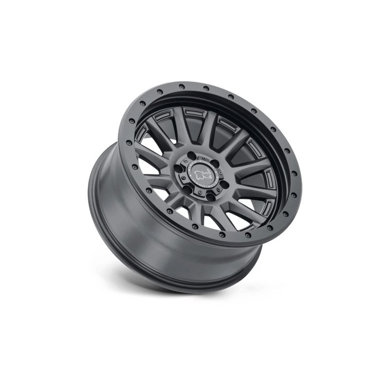 Black Rhino Hard Alloys | DUGGER 17x8.5 ET-18 - GUN BLACK W/ BLACK ROCK GUARD