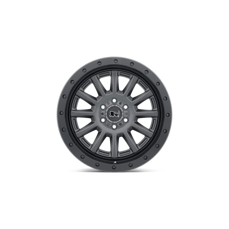 Black Rhino Hard Alloys | DUGGER 17x8.5 ET-18 - GUN BLACK W/ BLACK ROCK GUARD