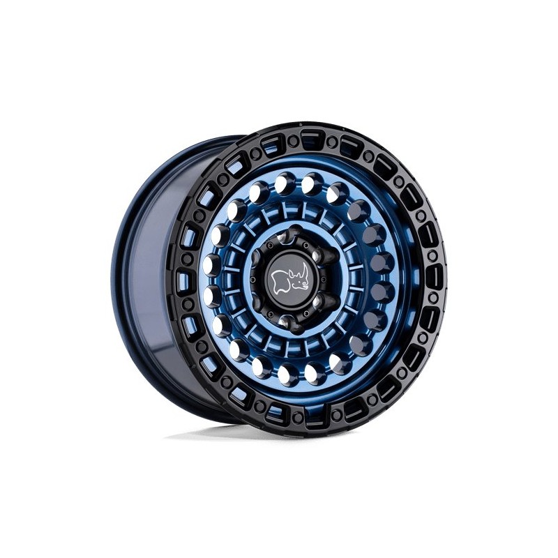 Black Rhino Hard Alloys | SENTINEL 17x8.5 ET-18 - COBALT BLUE W/ BLACK RING