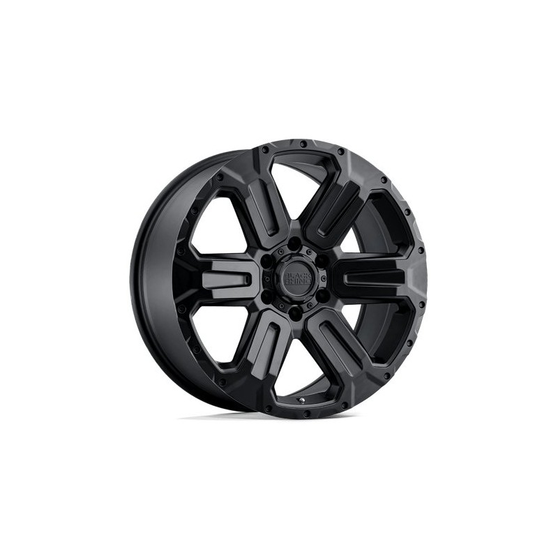 Black Rhino Hard Alloys | WANAKA 17x8.5 ET-18 - MATTE BLACK