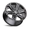 Black Rhino Hard Alloys | WANAKA 17x8.5 ET12 - MATTE GUNMETAL W/ BRUSHED FACE & GUNMETAL TINT