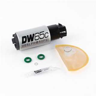DeatschWerks | 265lph compact fuel pump with clips w/ 1008 install kit DeatschWerks Fuel Pumps