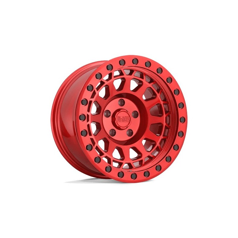 Black Rhino Hard Alloys | PRIMM 17x9.0 ET-18 - CANDY RED WITH BLACK BOLTS