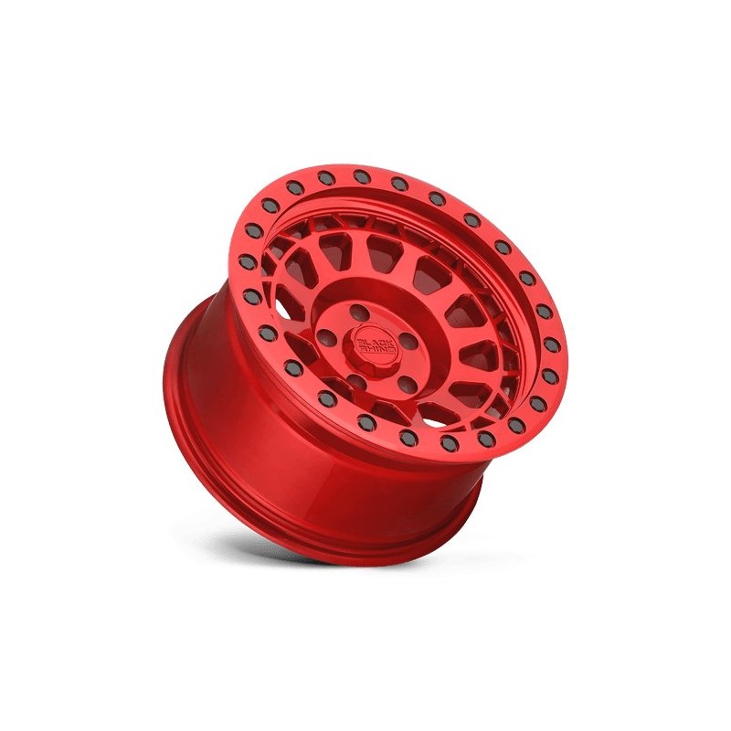 Black Rhino Hard Alloys | PRIMM 17x9.0 ET0 - CANDY RED WITH BLACK BOLTS