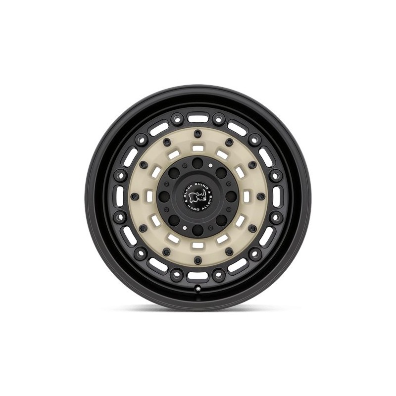 Black Rhino Hard Alloys | ARSENAL 17x9.5 ET-18 - SAND ON BLACK