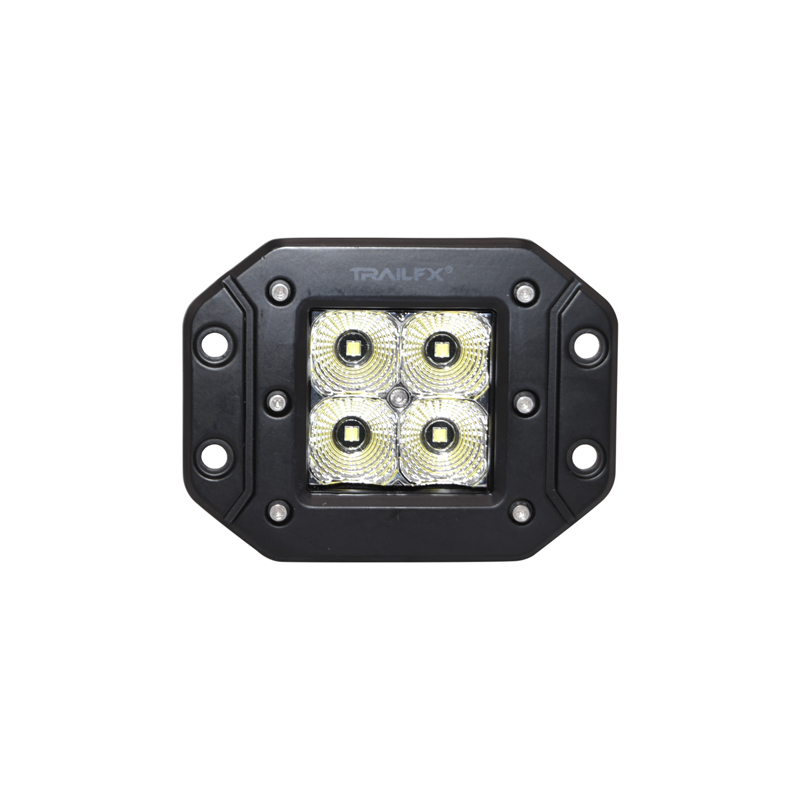 TrailFX | 2X2 CUBE 4X5W-FLUSH FLOOD PAIR TrailFX Off-Road Lights