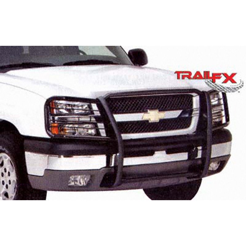 TrailFX | Black W/Brush Gard W/O Skid & Step Plat - Avalanche 1500 / Silverado 1500 / Classic 2003-2007 TrailFX Grille Guards