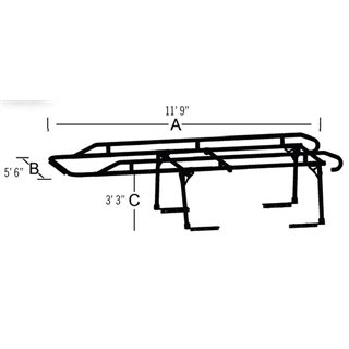 TrailFX | 1500 LB Cap Multi-Fit Black Steel