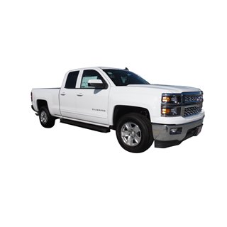 TrailFX | Black Steel Unlighted 300 LB Cap - Chevrolet / GMC 2007-2019 TrailFX Step Bars