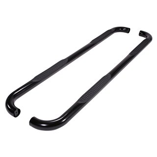 TrailFX | 3 Inch Round Bent Black Steel - Tundra 2007-2019 TrailFX Step Bars