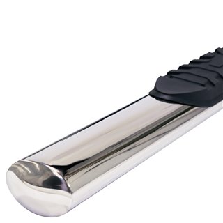 TrailFX | W/Step Pads 4" Oval Straight Pol SS W/We - Ram 1500 2019-2022 TrailFX Step Bars