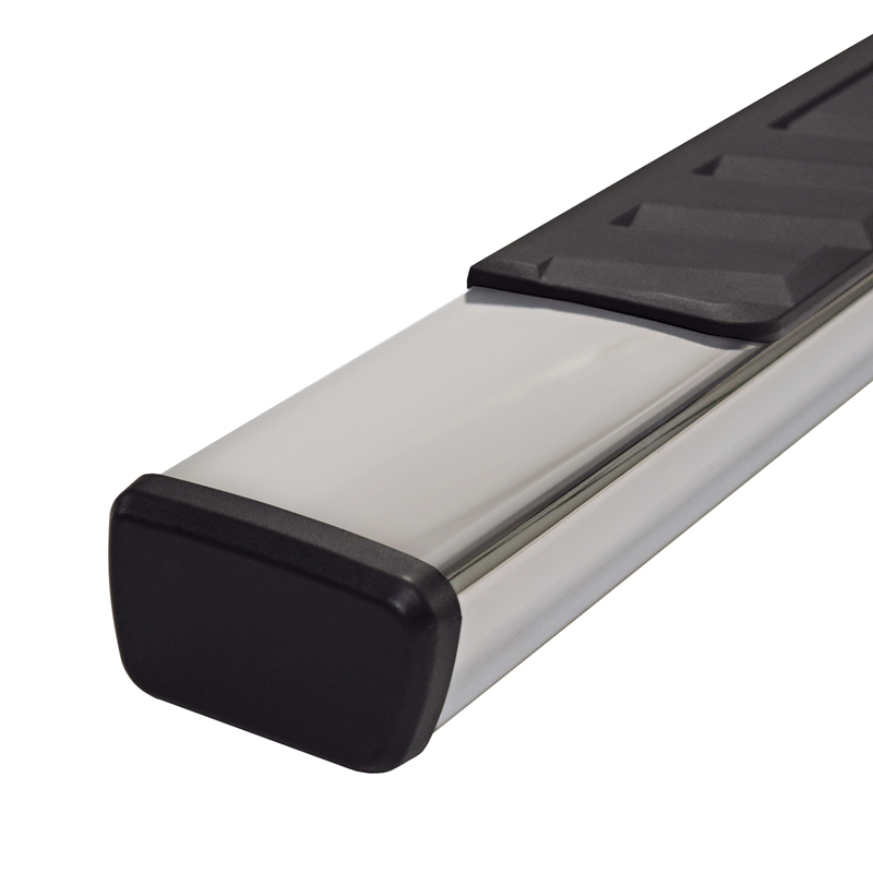 TrailFX | 4 Inch Trapezoid Pol Stainless Steel - Chevrolet / GMC 2007-2019 TrailFX Step Bars