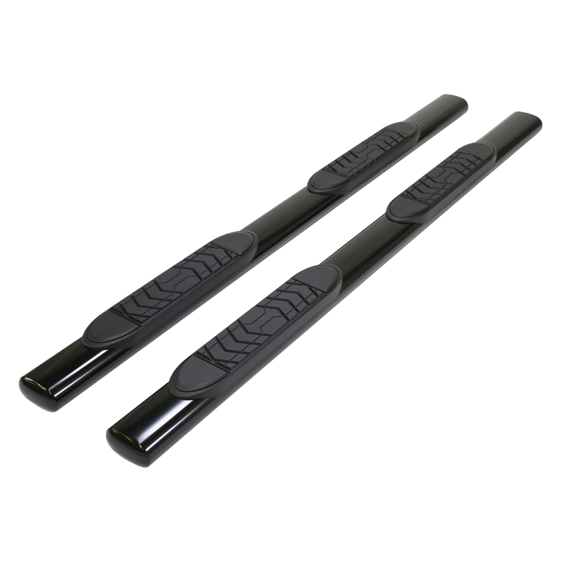 TrailFX | 5 Inch Oval Black Steel - Chevrolet / GMC 2000-2013 TrailFX Step Bars