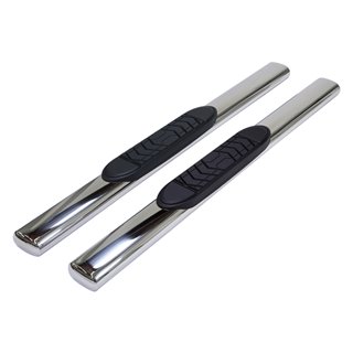 TrailFX | 5 Inch Oval Pol Stainless Steel - Chevrolet / GMC 2007-2019 TrailFX Step Bars