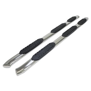 TrailFX | 5 Inch Oval Bent Pol Stainless Steel - Ram 1500 / Classic / 2500 / 3500 2009-2022