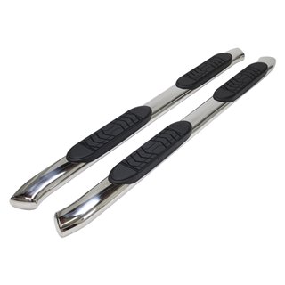 TrailFX | W/Step Pads 5" Oval Bent Pol SS W/Welded - Ram 1500 2019-2022 TrailFX Step Bars