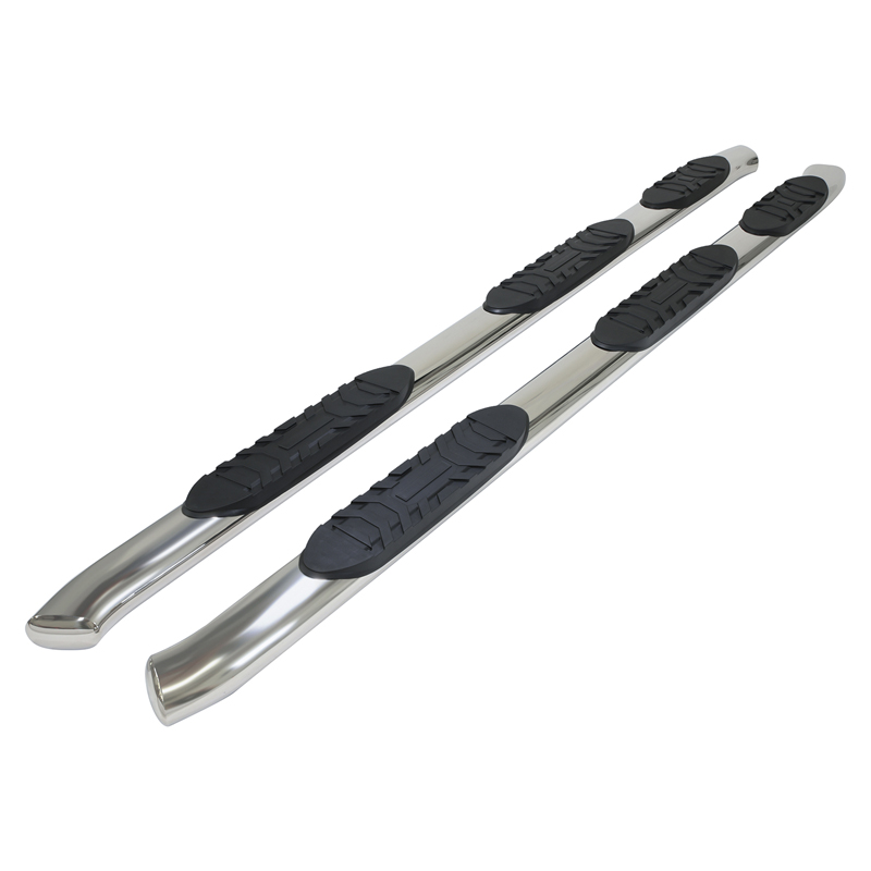 TrailFX | W/Step Pads W/Bed Step 5" Oval Bent Pol - Ram 1500 2019-2022